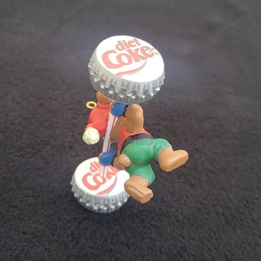 Set of 2 Vtg 1993-94 Enesco Collectors Club Charter Yr Members Only Ornaments